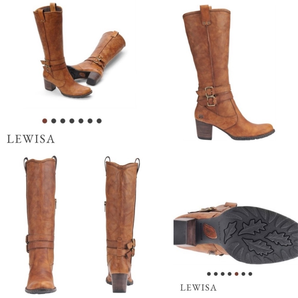 Børn Leather Knee-High Boots - Picture 7 of 7